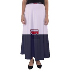 Bus Flared Maxi Skirt by Valentinaart