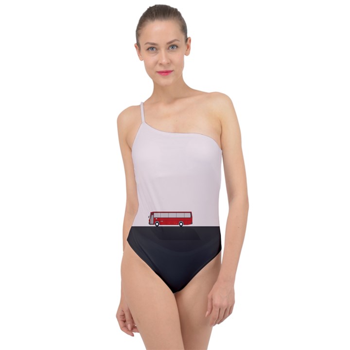 Bus Classic One Shoulder Swimsuit