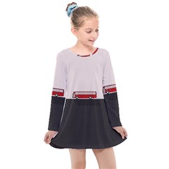 Bus Kids  Long Sleeve Dress by Valentinaart