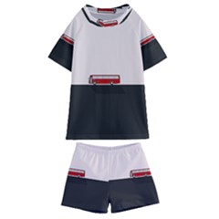 Bus Kids  Swim Tee And Shorts Set