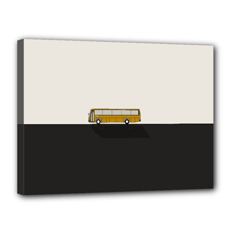 Bus Canvas 16  X 12  (stretched) by Valentinaart