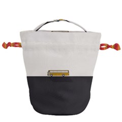 Bus Drawstring Bucket Bag