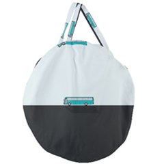 Bus Giant Round Zipper Tote by Valentinaart