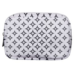 Star Curved Pattern Monochrome Make Up Pouch (small)