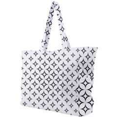 Star Curved Pattern Monochrome Simple Shoulder Bag