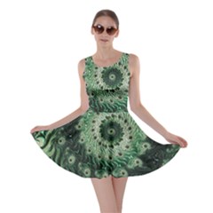 Fractal Art Spiral Mathematical Skater Dress by Pakrebo