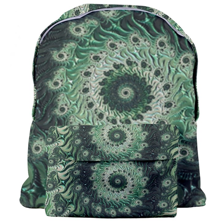 Fractal Art Spiral Mathematical Giant Full Print Backpack