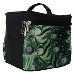 Fractal Art Spiral Mathematical Make Up Travel Bag (small)