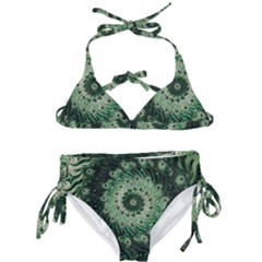 Fractal Art Spiral Mathematical Kids  Classic Bikini Set