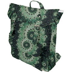 Fractal Art Spiral Mathematical Buckle Up Backpack