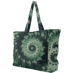 Fractal Art Spiral Mathematical Simple Shoulder Bag