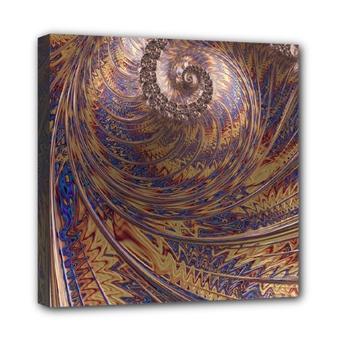 Swirl Fractal Fantasy Whirl Mini Canvas 8  x 8  (Stretched)