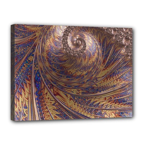 Swirl Fractal Fantasy Whirl Canvas 16  x 12  (Stretched)