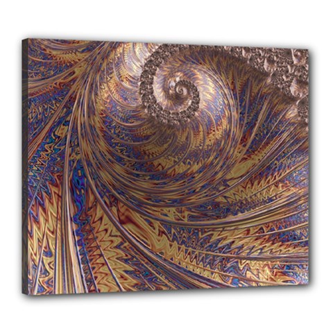 Swirl Fractal Fantasy Whirl Canvas 24  x 20  (Stretched)