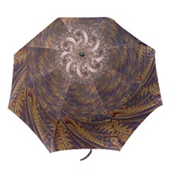 Swirl Fractal Fantasy Whirl Folding Umbrellas