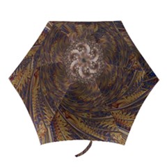 Swirl Fractal Fantasy Whirl Mini Folding Umbrellas