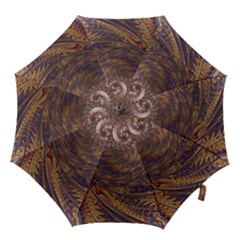 Swirl Fractal Fantasy Whirl Hook Handle Umbrellas (Medium)