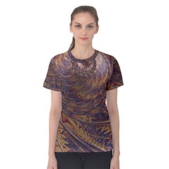 Swirl Fractal Fantasy Whirl Women s Cotton Tee