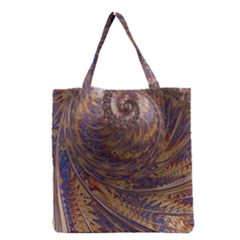 Swirl Fractal Fantasy Whirl Grocery Tote Bag