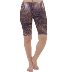 Swirl Fractal Fantasy Whirl Cropped Leggings 