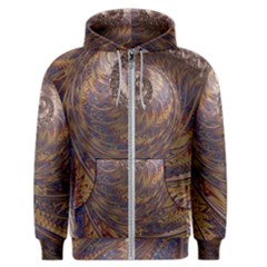 Swirl Fractal Fantasy Whirl Men s Zipper Hoodie