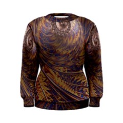 Swirl Fractal Fantasy Whirl Women s Sweatshirt