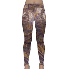 Swirl Fractal Fantasy Whirl Classic Yoga Leggings