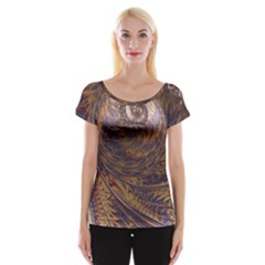 Swirl Fractal Fantasy Whirl Cap Sleeve Top