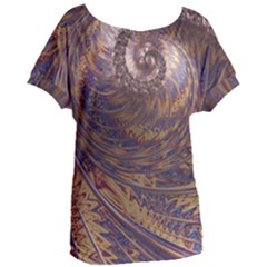 Swirl Fractal Fantasy Whirl Women s Oversized Tee