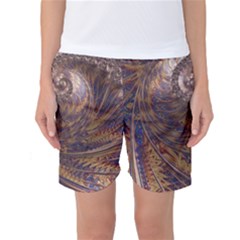 Swirl Fractal Fantasy Whirl Women s Basketball Shorts