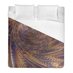 Swirl Fractal Fantasy Whirl Duvet Cover (full/ Double Size) by Pakrebo