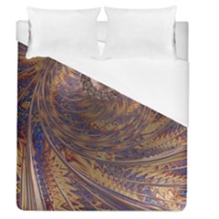 Swirl Fractal Fantasy Whirl Duvet Cover (Queen Size)