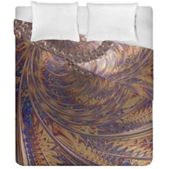 Swirl Fractal Fantasy Whirl Duvet Cover Double Side (California King Size)