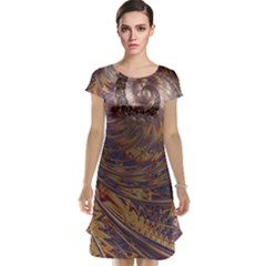 Swirl Fractal Fantasy Whirl Cap Sleeve Nightdress