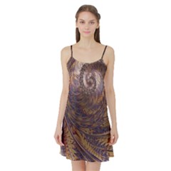 Swirl Fractal Fantasy Whirl Satin Night Slip