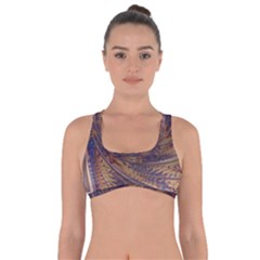 Swirl Fractal Fantasy Whirl Got No Strings Sports Bra