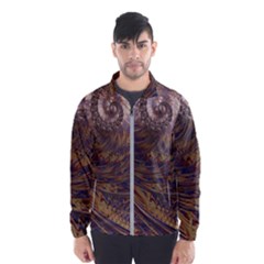 Swirl Fractal Fantasy Whirl Windbreaker (Men)