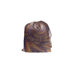 Swirl Fractal Fantasy Whirl Drawstring Pouch (XS)