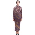 Swirl Fractal Fantasy Whirl Turtleneck Maxi Dress View1