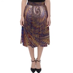 Swirl Fractal Fantasy Whirl Classic Midi Skirt