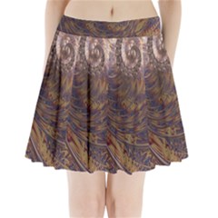 Swirl Fractal Fantasy Whirl Pleated Mini Skirt