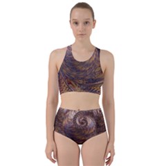 Swirl Fractal Fantasy Whirl Racer Back Bikini Set