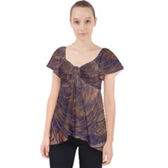 Swirl Fractal Fantasy Whirl Lace Front Dolly Top