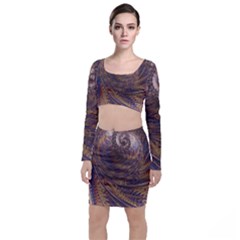 Swirl Fractal Fantasy Whirl Top and Skirt Sets