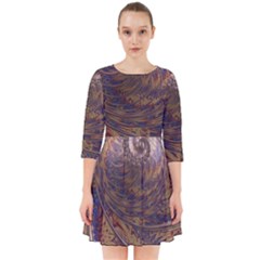 Swirl Fractal Fantasy Whirl Smock Dress