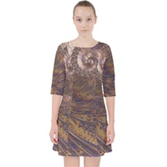 Swirl Fractal Fantasy Whirl Pocket Dress