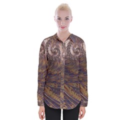 Swirl Fractal Fantasy Whirl Womens Long Sleeve Shirt