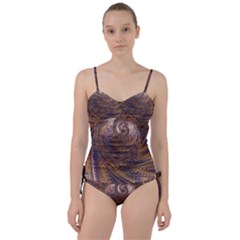 Swirl Fractal Fantasy Whirl Sweetheart Tankini Set