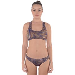 Swirl Fractal Fantasy Whirl Cross Back Hipster Bikini Set