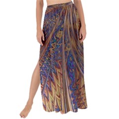 Swirl Fractal Fantasy Whirl Maxi Chiffon Tie-Up Sarong